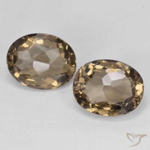 4.52ctw Natural Medium Brown Smoky Quartz, Oval, VVS