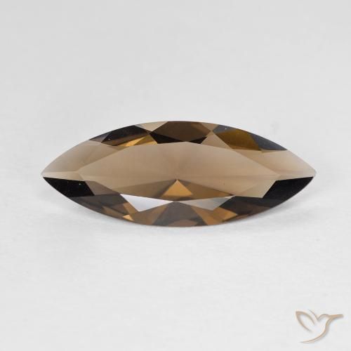2.34ct Natural Warm Brown Smoky Quartz, Marquise, VS