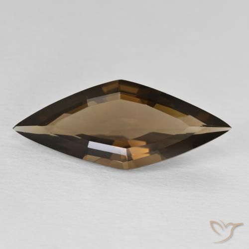 4.75ct Natural Gingerbread Brown Smoky Quartz, Fancy, VVS