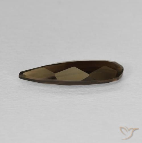 Smoky Quartz Gemstone in 15.9 x 5 mm Size for Sale, Smoky Quartz Stone in Brown Color