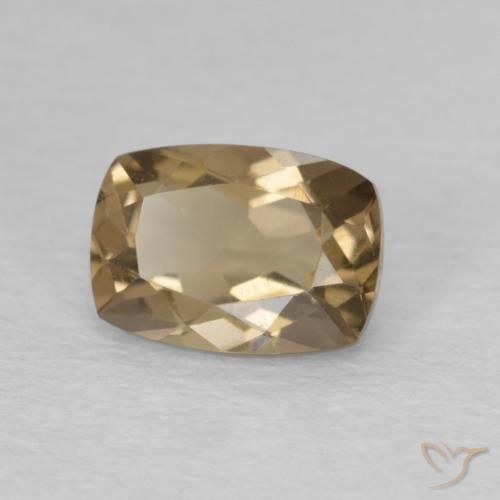 0.90 ct Brown Smoky Quartz Stone, Natural Smoky Quartz in Cushion-Cut Shape for Sale