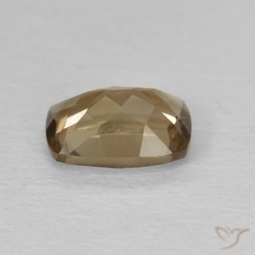 Smoky Quartz Gemstone in 7.2 x 5.2 mm Size for Sale, Smoky Quartz Stone in Warm Brown Color