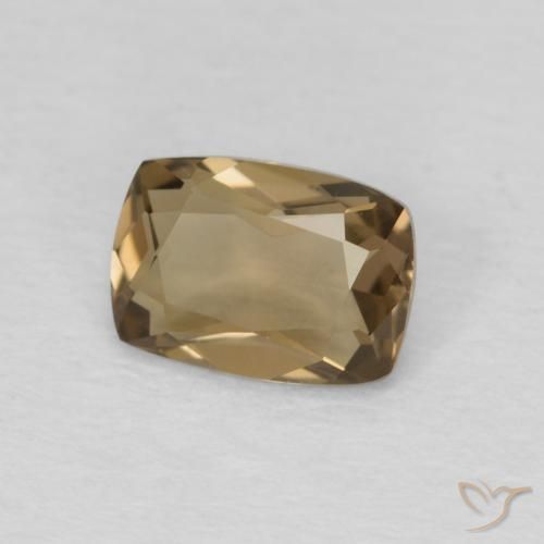 0.81 ct Brown Smoky Quartz Stone, Natural Smoky Quartz in Cushion-Cut Shape for Sale