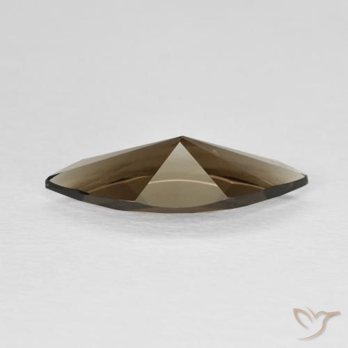 Smoky Quartz Gemstone in 17.8 x 7.1 mm Size for Sale, Smoky Quartz Stone in Warm Brown Color