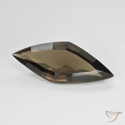 4.99 ct Brown Smoky Quartz Stone, Natural Smoky Quartz in Rhomb Facet Shape for Sale