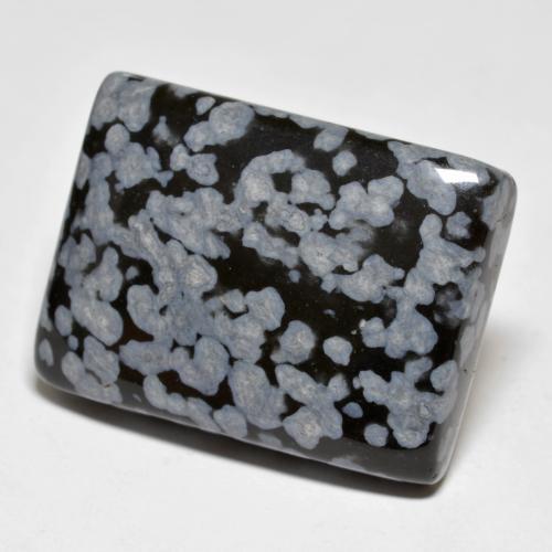 Multicolor Obsidiana Copo de Nieve Gema - 44.9ct Corte Baguette y Cabujón (ID: 577891)