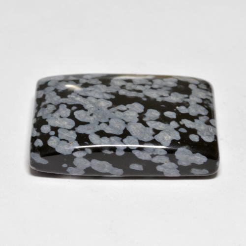 Snowflake Obsidian Gemstone in 31.2 x 21.5 mm Size for Sale, Snowflake Obsidian Stone in Multicolor Color