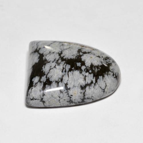 Snowflake Obsidian Gemstone in 22.1 x 20.9 mm Size for Sale, Snowflake Obsidian Stone in Multicolor Color