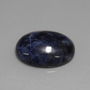 11.75 ct Blue Sodalite Stone, Natural Sodalite in Oval Cabochon Shape for Sale