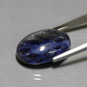 Sodalite Gemstone in 20 x 15 mm (calibrated) Size for Sale, Sodalite Stone in Violet Blue Color