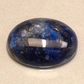 12.79 ct Blue Sodalite Gemstone, Sodalite Gem in Oval Cabochon Shape for Sale.
