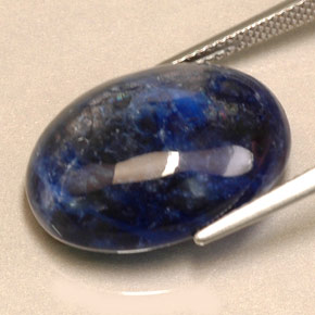 Sodalite Gemstone in 20 x 15 mm (calibrated) Size for Sale, Sodalite Stone in Violet Blue Color
