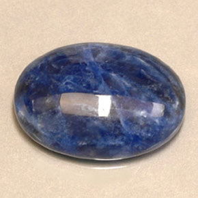 11.49 ct Blue Sodalite Gemstone, Sodalite Gem in Oval Cabochon Shape for Sale.