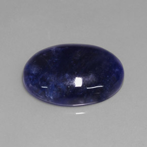 11.35 ct Blue Sodalite Stone, Natural Sodalite in Oval Cabochon Shape for Sale