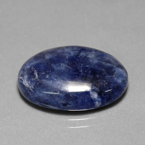 10.96 ct Blue Sodalite Stone, Natural Sodalite in Oval Cabochon Shape for Sale