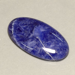 24.08 ct Blue Sodalite Gemstone, Sodalite Gem in Oval Cabochon Shape for Sale.