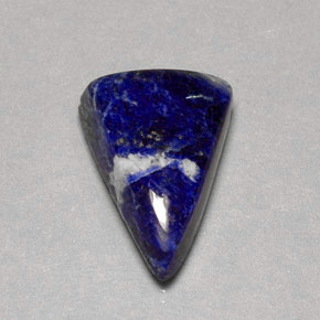6.66 ct Blue Sodalite Gemstone, Sodalite Gem in Trillion Cabochon Shape for Sale.