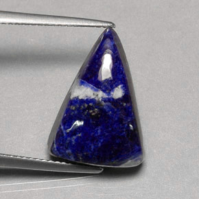 6.66 ct Blue Sodalite Stone, Natural Sodalite in Trillion Cabochon Shape for Sale
