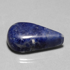 20.77 ct Blue Sodalite Stone, Natural Sodalite in Pear Cabochon Shape for Sale