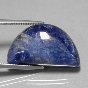 21.26 ct Blue Sodalite Stone, Natural Sodalite in Fancy Cabochon Shape for Sale