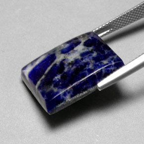 Sodalite Gemstone in 19.6 x 16.7 mm Size for Sale, Sodalite Stone in Violet Blue Color