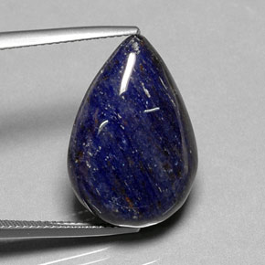 16.14 ct Blue Sodalite Gemstone, Sodalite Gem in Pear Cabochon Shape for Sale.