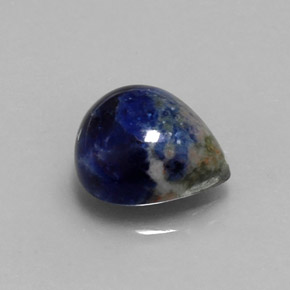 4.22 ct Blue Sodalite Stone, Natural Sodalite in Pear Cabochon Shape for Sale
