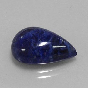 5.58 ct Blue Sodalite Stone, Natural Sodalite in Pear Cabochon Shape for Sale
