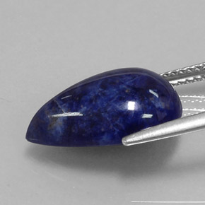 Sodalite Gemstone in 16.3 x 10.9 mm Size for Sale, Sodalite Stone in Violet Blue Color