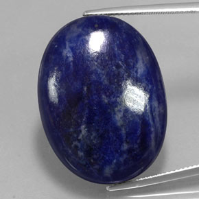 41.08 ct Blue Sodalite Gemstone, Sodalite Gem in Oval Cabochon Shape for Sale.