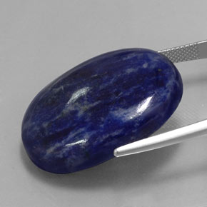 Sodalite Gemstone in 30.7 x 22.8 mm Size for Sale, Sodalite Stone in Violet Blue Color