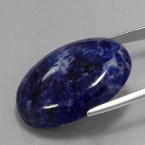 Sodalite Gemstone in 31.7 x 24.1 mm Size for Sale, Sodalite Stone in Navy Blue Color