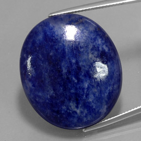 42.99 ct Blue Sodalite Gemstone, Sodalite Gem in Oval Cabochon Shape for Sale.