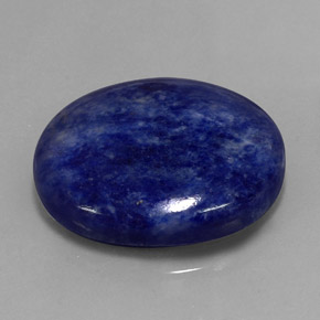 42.99 ct Blue Sodalite Stone, Natural Sodalite in Oval Cabochon Shape for Sale