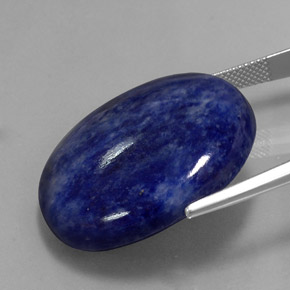 Sodalite Gemstone in 29.8 x 25.9 mm Size for Sale, Sodalite Stone in Violet Blue Color