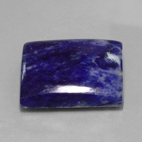 46.25 ct Blue Sodalite Stone, Natural Sodalite in Baguette Cabochon Shape for Sale