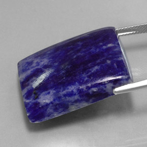 Sodalite Gemstone in 27.8 x 21 mm Size for Sale, Sodalite Stone in Violet Blue Color