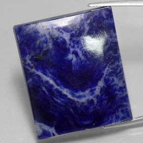 71.10 ct Blue Sodalite Gemstone, Sodalite Gem in Baguette Cabochon Shape for Sale.