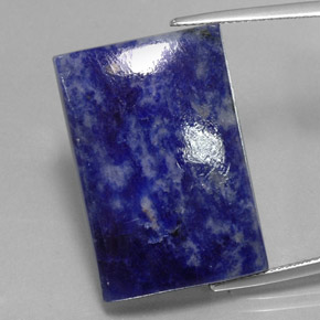 30.07 ct Blue Sodalite Gemstone, Sodalite Gem in Baguette Cabochon Shape for Sale.
