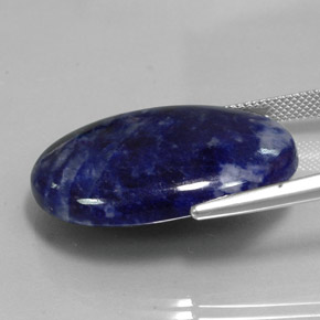 Sodalite Gemstone in 29.7 x 20.9 mm Size for Sale, Sodalite Stone in Violet Blue Color