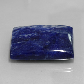 60.46 ct Blue Sodalite Stone, Natural Sodalite in Baguette Cabochon Shape for Sale