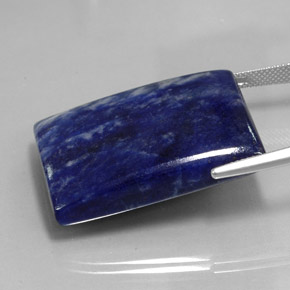 Sodalite Gemstone in 32.8 x 23.2 mm Size for Sale, Sodalite Stone in Violet Blue Color