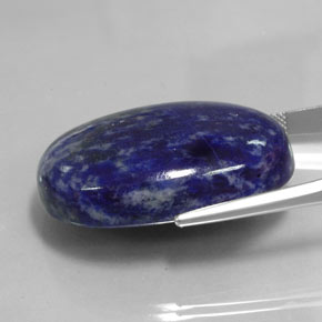 Sodalite Gemstone in 36.9 x 25.8 mm Size for Sale, Sodalite Stone in Navy Blue Color