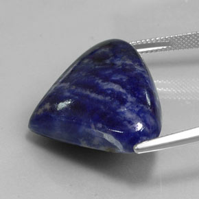 Sodalite Gemstone in 29.7 x 22.6 mm Size for Sale, Sodalite Stone in Violet Blue Color