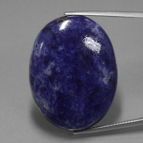 41.15 ct Blue Sodalite Gemstone, Sodalite Gem in Oval Cabochon Shape for Sale.