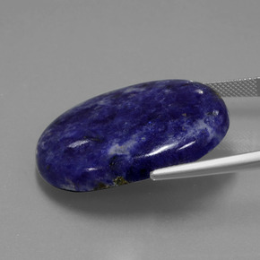 Sodalite Gemstone in 33.3 x 25.6 mm Size for Sale, Sodalite Stone in Violet Blue Color