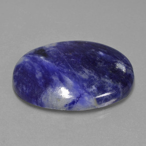 38.14 ct Blue Sodalite Stone, Natural Sodalite in Oval Cabochon Shape for Sale