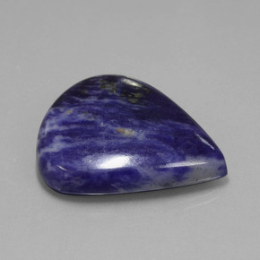 56.33 ct Blue Sodalite Stone, Natural Sodalite in Pear Cabochon Shape for Sale