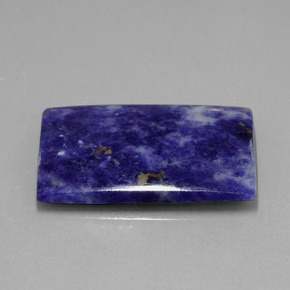21.41 ct Blue Sodalite Stone, Natural Sodalite in Baguette Cabochon Shape for Sale