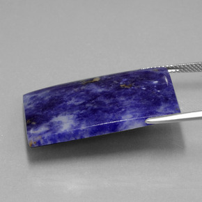 Sodalite Gemstone in 31.1 x 19.5 mm Size for Sale, Sodalite Stone in Violet Blue Color